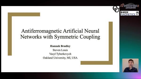  Antiferromagnetic Artificial Neural Networks with Symmetric Coupling