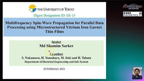  Multifrequency Spin Wave Device for Parallel Data Processing using Micro Structured Yttrium Iron Garnet Thin Films