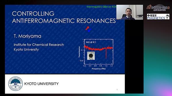  Controlling antiferromagnetic resonances