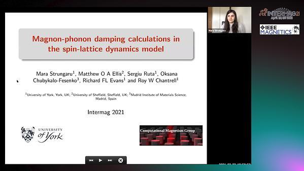  Magnon-phonon damping calculations in the spin-lattice dynamics model