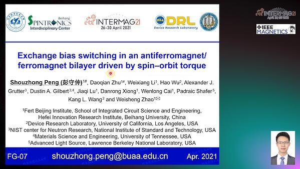  Exchange bias switching in an antiferromagnet/ferromagnet bilayer driven by spin–orbit torque