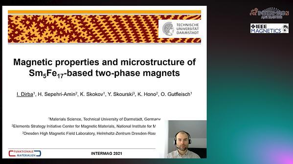  Magnetic properties and microstructure of Sm5Fe17-based two-phase magnets