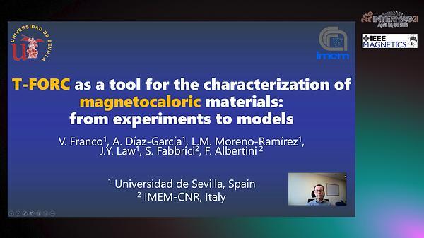  T-FORC as a tool for the characterization of magnetocaloric materials: from experiments to models