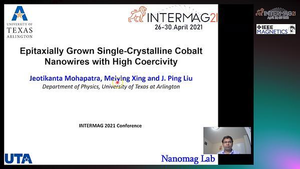  Epitaxially Grown Single-Crystalline Cobalt Nanowires with High Coercivity