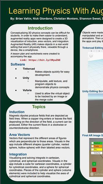 Developing Augmented Reality Modules to Teach Electromagnetism - Poster