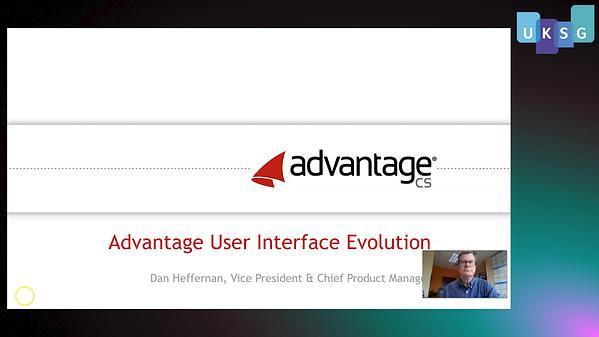 Advantage User Interface Evolution