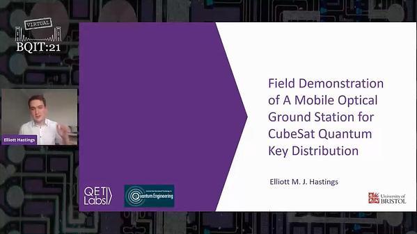 Field Demonstration Of A Mobile Optical Ground Station For CubeSat Quantum Key Distribution