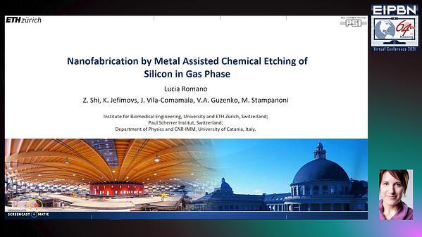 Nanofabrication by Metal Assisted Chemical Etching of Silicon in Gas Phase