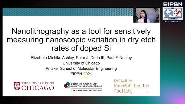 Using block-copolymer nanolithography as a tool to sensitively evaluate variation in chemical dry etching rates of semiconductor materials with sub-5 nm resolution