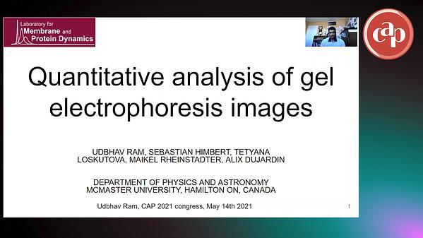 The quantitative analysis of gel electrophoresis data using a cloud-based smartphone application