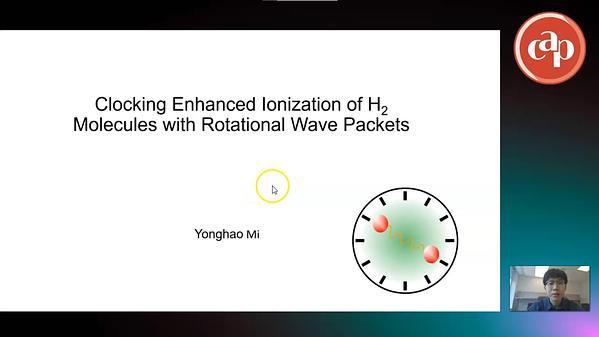 Clocking enhanced ionization of hydrogen molecule using molecular rotational wavepackets