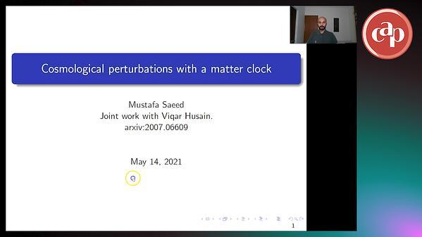 Cosmological perturbation theory with matter time.