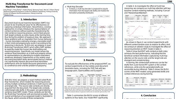 Multi-Hop Transformer for Document-Level Machine Translation