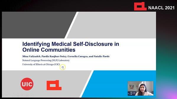 Identifying Medical Self-Disclosure in Online Communities