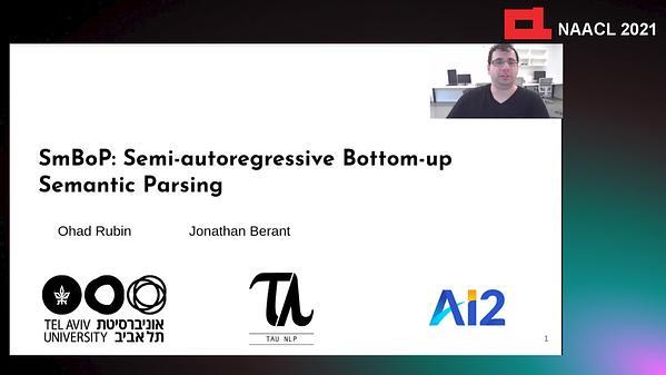 SmBoP: Semi-autoregressive Bottom-up Semantic Parsing