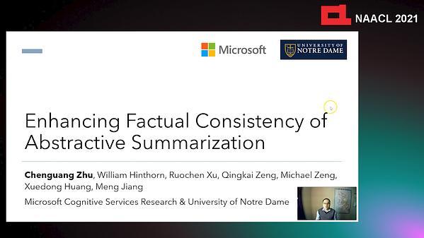 Enhancing Factual Consistency of Abstractive Summarization