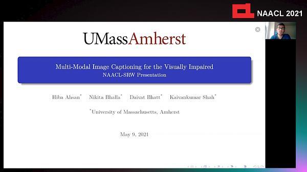 Multi-Modal Image Captioning for the Visually Impaired