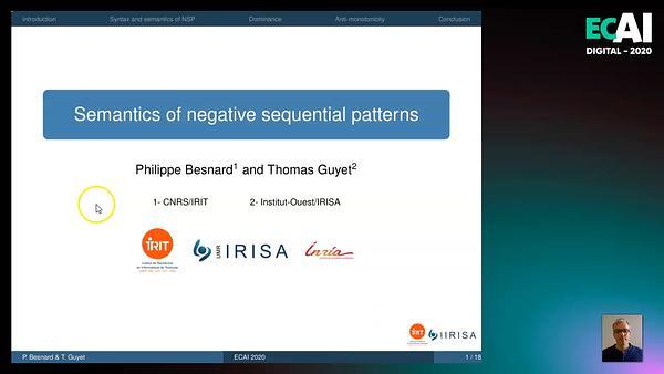 Semantics of negative sequential patterns