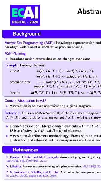 Abstraction for ASP Planning