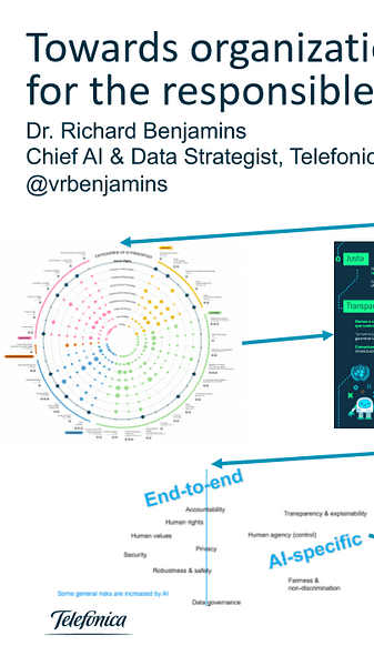 Towards organizational guidelines for the responsible use of AI