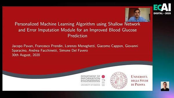 Personalized Machine Learning Algorithm based on Shallow Network and Error Imputation Module for an Improved Blood Glucose Prediction