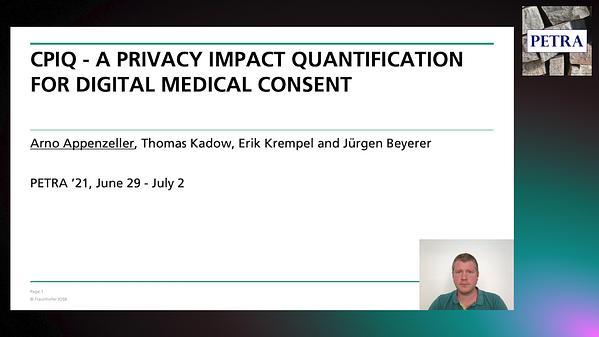 CPIQ - A Privacy Impact Quantification for Digital Medical Consent