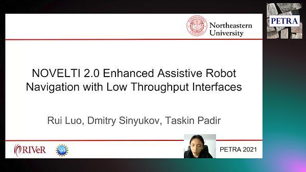 NOVELTI2.0: Enhanced Assistive Robot Navigation with Low Throughput Interfaces