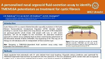 A personalized nasal organoid fluid-secretion assay to identify TMEM16A potentiators as treatment for cystic fibrosis