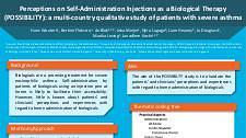 Perceptions on Self-Administration Injections as a Biological Therapy (POSSIBILITY): a multi-country qualitative study of patients with severe asthma