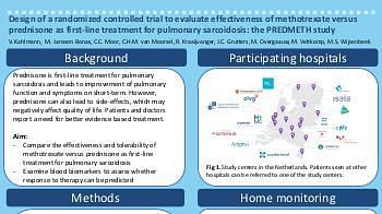 Design of a randomized controlled trial to evaluate effectiveness of methotrexate versus prednisone as first-line treatment for pulmonary sarcoidosis: the PREDMETH study