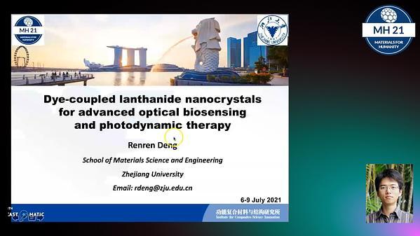 Dye-coupled lanthanide nanocrystals for advanced optical biosensing and photodynamic therapy