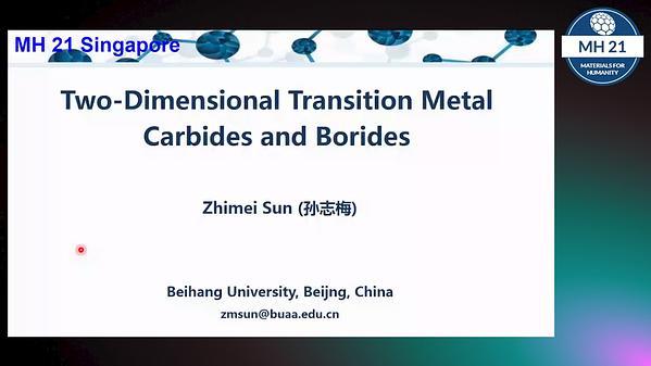 Two-Dimensional Transition Metal Carbides and Borides