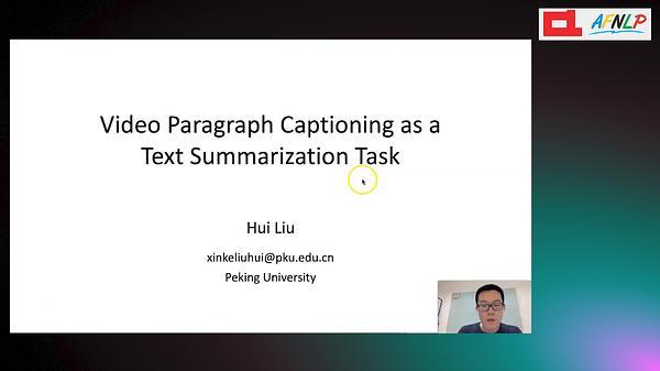 Video Paragraph Captioning as a Text Summarization Task