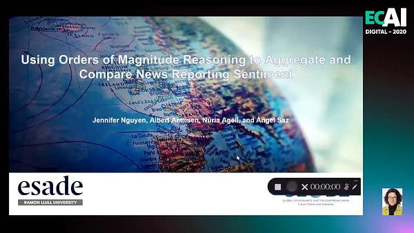 Using Orders of Magnitude Reasoning to Aggregate and Compare News Reporting Sentiment