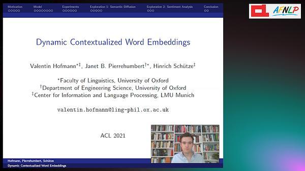 Dynamic Contextualized Word Embeddings