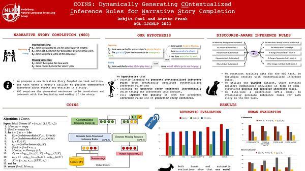 COINS: Dynamically Generating COntextualized Inference Rules for Narrative Story Completion