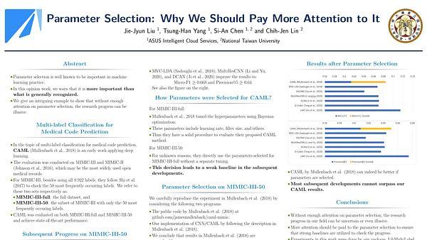 Parameter Selection: Why We Should Pay More Attention to It