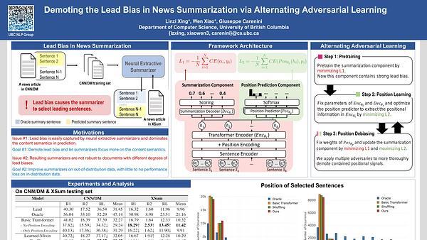 Demoting the Lead Bias in News Summarization via Alternating Adversarial Learning