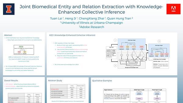 Joint Biomedical Entity and Relation Extraction with Knowledge-Enhanced Collective Inference