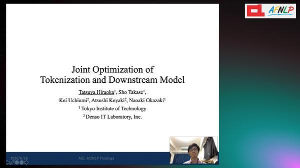 Joint Optimization of Tokenization and Downstream Model