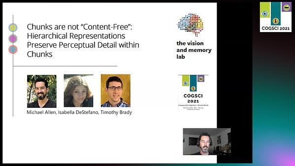 Chunks are not “Content-Free”: Hierarchical Representations Preserve Perceptual Detail within Chunks