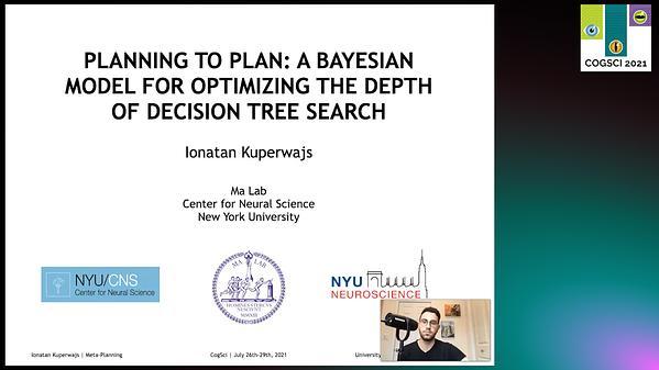 Planning to plan: a Bayesian model for optimizing the depth of decision tree search