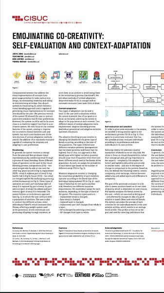 Emojinating Co-Creativity: Integrating Self-Evaluation and Context-Adaptation