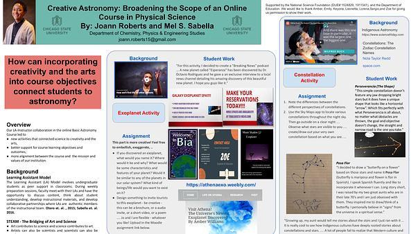 Creative Astronomy: Broadening the scope of an course in Astronomy