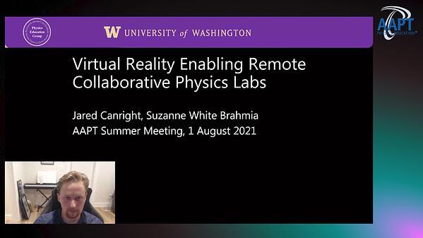 Virtual Reality Enabling Remote Collaborative Physics Labs