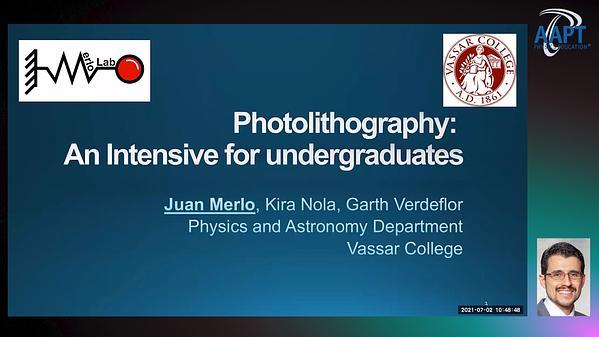 Introduction to microfabrication techniques. An intensive course