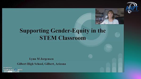  qSupporting Gender-Equity in the STEM Classroom