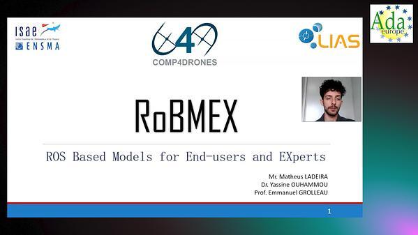 RoBMEX: ROS-based modeling framework for end-users and experts