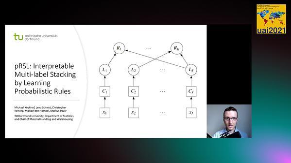 Interpretable Multi-label Stacking by Learning Probabilistic Rules