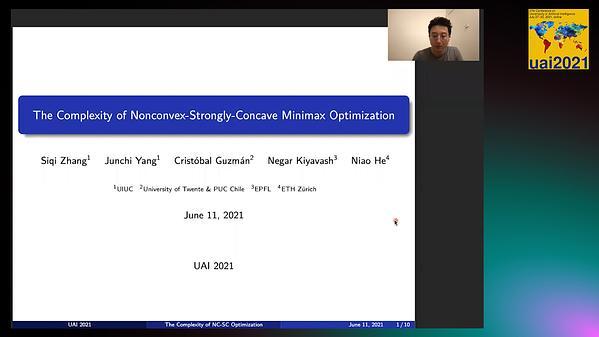 The Complexity of Nonconvex-Strongly-Concave Minimax Optimization